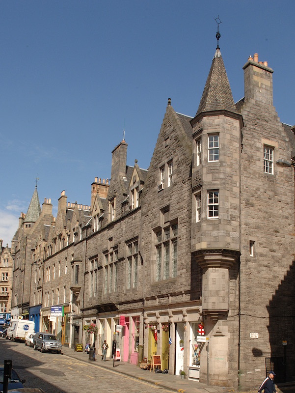 View of St Mary's Street, Edinburgh.